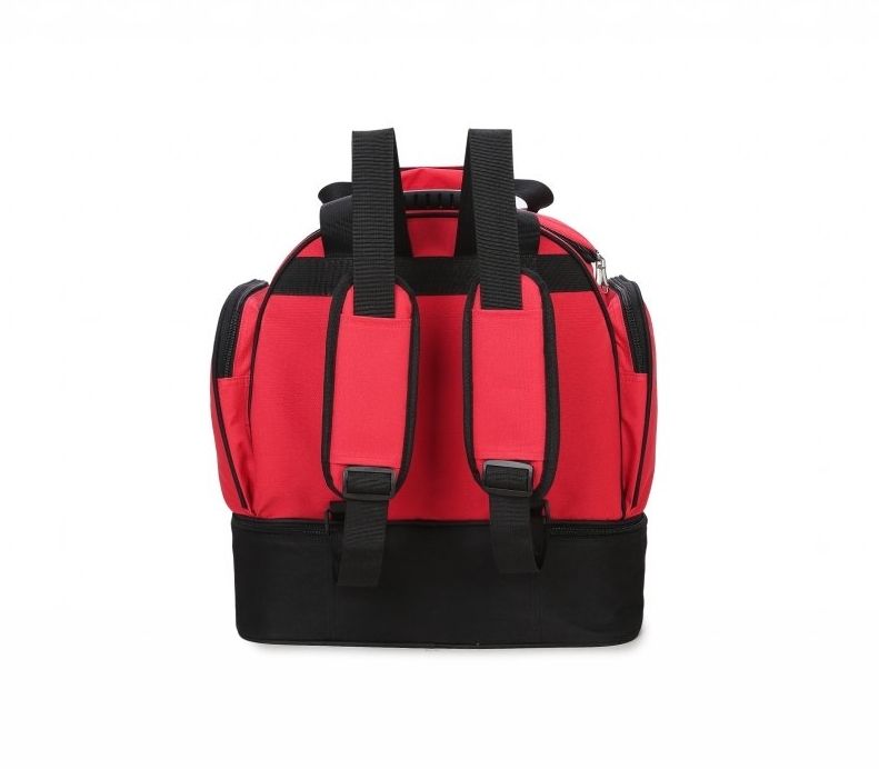 BOOT BASE BAG-RED & BLACK