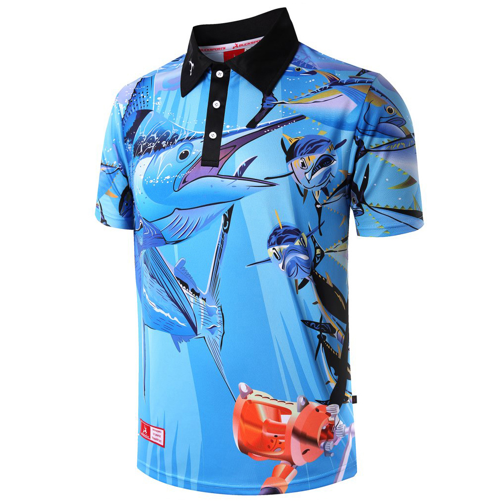 UPF50+ FISHING CLUB POLO-L01ART2