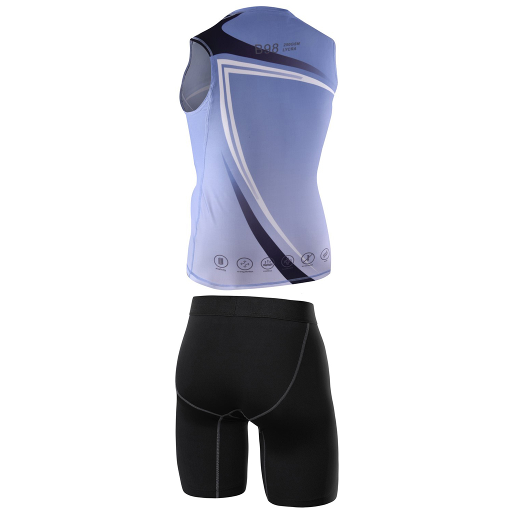 SUBLIMATION GYM VEST SHORTS-C8288SC3