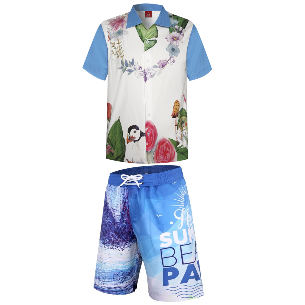 BEACH SHIRT AND SHORTS-B312B352